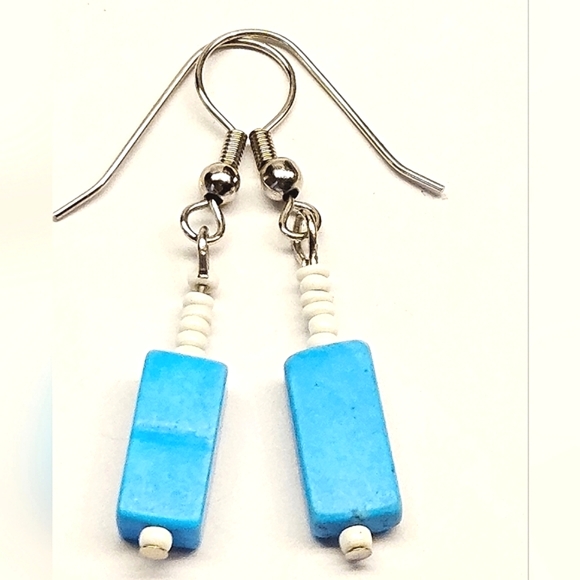Hand Crafted Jewelry - 5/$25 Turquoise Beaded Earrings